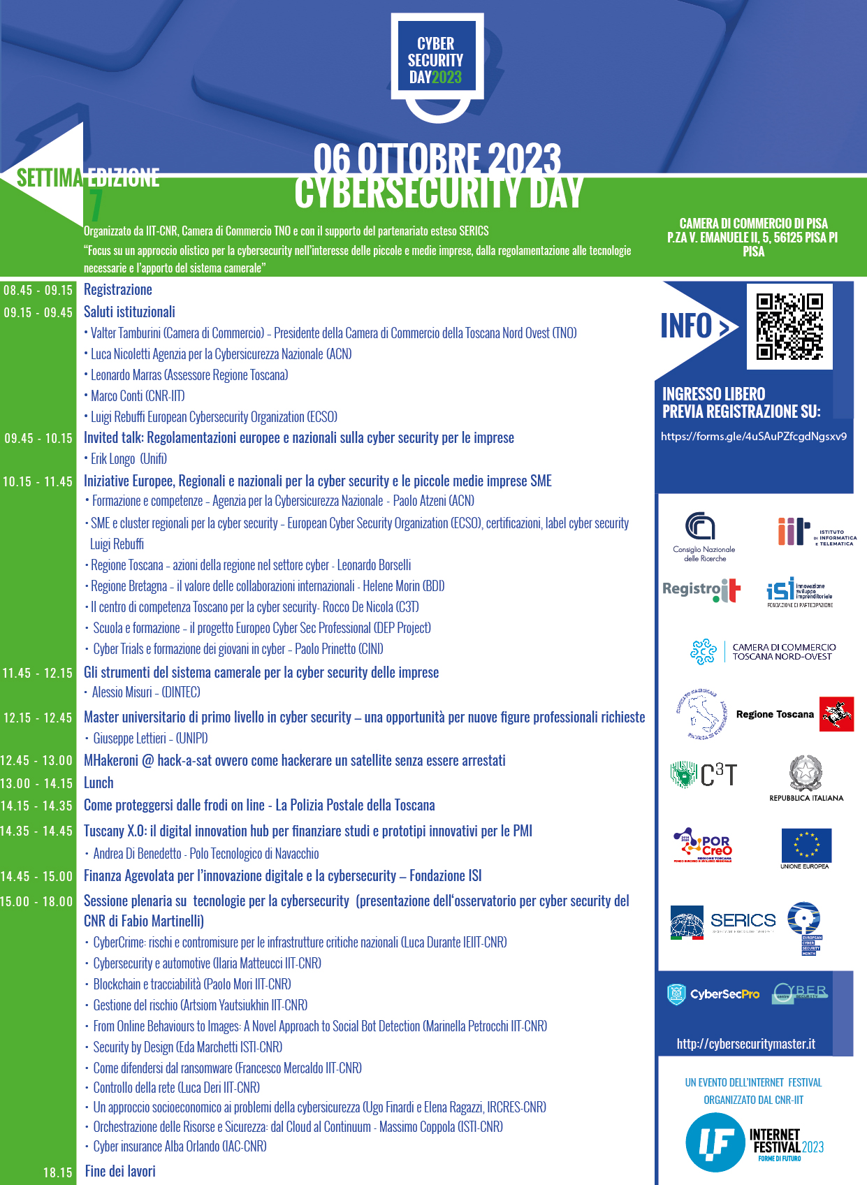 Programma Cybersecurity Day 2023